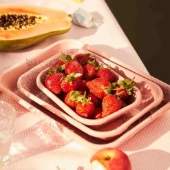 Kapka Cookware Splatter Fest Smalto Arrosto E Servire Piatto Rosa -Negozio al dettaglio stagionatura 0007 Kapka 0205