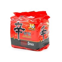 Nogshim Nongshim Shin Ramen Noodles 5 X 120g Ingredienti