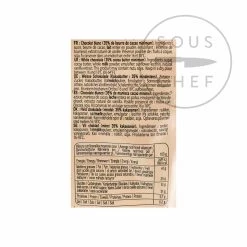 Cucinare Cioccolato Valrhona Ivoire Bianca Cioccolato Chips 11 Cucinare Cioccolato Valrhona Ivoire Bianca Cioccolato Chips -Negozio al dettaglio stagionatura AA0107B ValrhonaIvoireWhiteChocolateChips 250g BoP