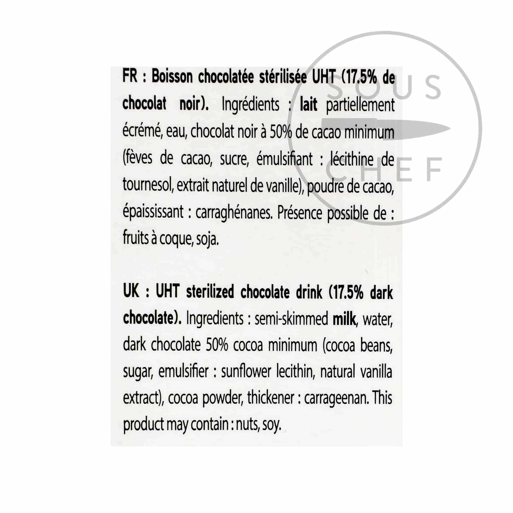 Valrhona Celaya Liquid Hot Chocolate 1 Litre 4 Valrhona Celaya Liquid Hot Chocolate 1 Litre - immagine 2