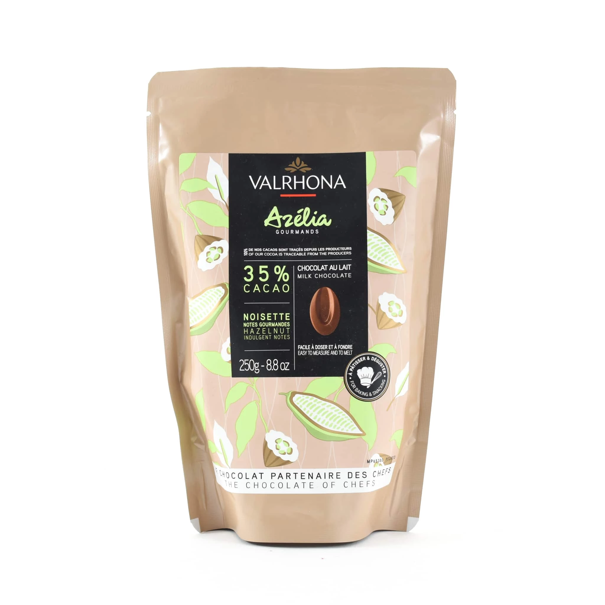 Valrhona Azelia 35% Chips Al Cioccolato Al Latte 250g 3 Valrhona Azelia 35% Chips Al Cioccolato Al Latte 250g