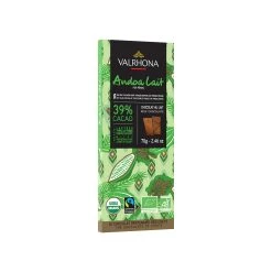 Latte Di Valrhona Andoa Lactee 39% Latte Cioccolato Bar 70g