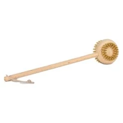 Spazzola Posteriore A Manico Lungo Andree Jardin - Legno Di Faggio Cerato & Hog Bristle