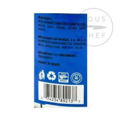 Ingredienti San Marcos Tomatillos Intero 312g 7 Ingredienti San Marcos Tomatillos Intero 312g -Negozio al dettaglio stagionatura AM0088 San Marcos Whole Tomatillos 312g nutrition 2 1