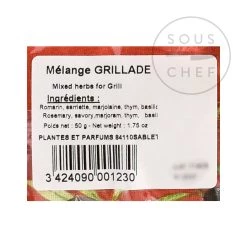 Nicolas Alziari Herbes De Provence 50g Ingredienti -Negozio al dettaglio stagionatura AZ0003 Herbes de Provence 1