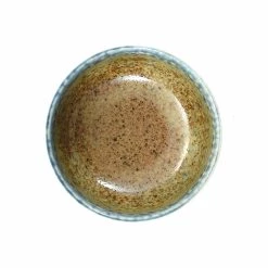 Kiji Stoneware & Ceramics Kiji Stoneware & Ceramica Chouseki Blue Gold Bowl 13cm Dia X 7cm -Negozio al dettaglio stagionatura BA00098 ChousekiBlueGoldBowl13cmdiax7cm Overhead