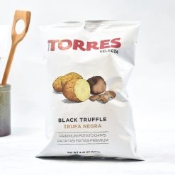 Ingredienti Torres Tartufo Nero Patata Frittelle 125g -Negozio al dettaglio stagionatura BD0030 TorresBlackTruffleCrisps 3