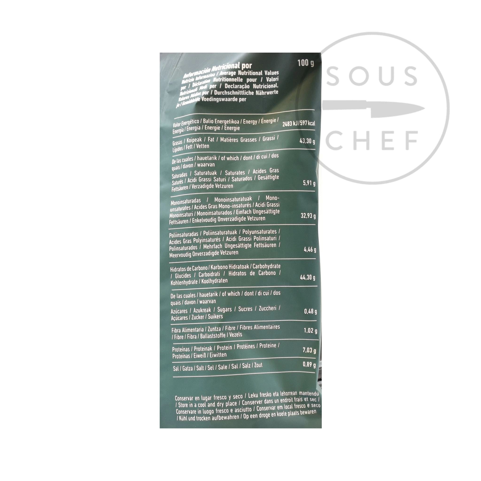 Ingredienti Sarriegui Patatas Fritas - Olio Extra Vergine Di Oliva Crips 150g 5 Ingredienti Sarriegui Patatas Fritas - Olio Extra Vergine Di Oliva Crips 150g - immagine 3