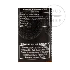Ferns' Prawn Flavour Balichow 380g Ingredienti -Negozio al dettaglio stagionatura BO0030 Ferns PrawnFlavourBalichow 1