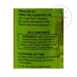 Ferns' Medium Curry Paste 380g -Negozio al dettaglio stagionatura BO0033 Ferns MildCurryPaste 1