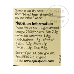 Opies Ingredienti Pink Pepper Corns Con Malt Aceto 105g -Negozio al dettaglio stagionatura BO0197 PinkPeppercornsinBrine 2