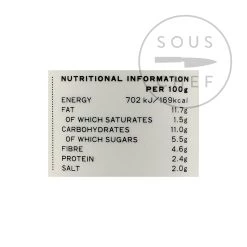 Belazu Shawarma Paste 130g Ingredienti -Negozio al dettaglio stagionatura BZ0018 BelazuShawarmaPaste130g nutrition