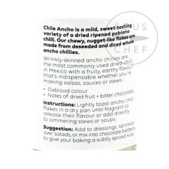 Cool Chile Co Ancho Flakes 40g 7 Cool Chile Co Ancho Flakes 40g -Negozio al dettaglio stagionatura CC0005 Ancho Flakes 3