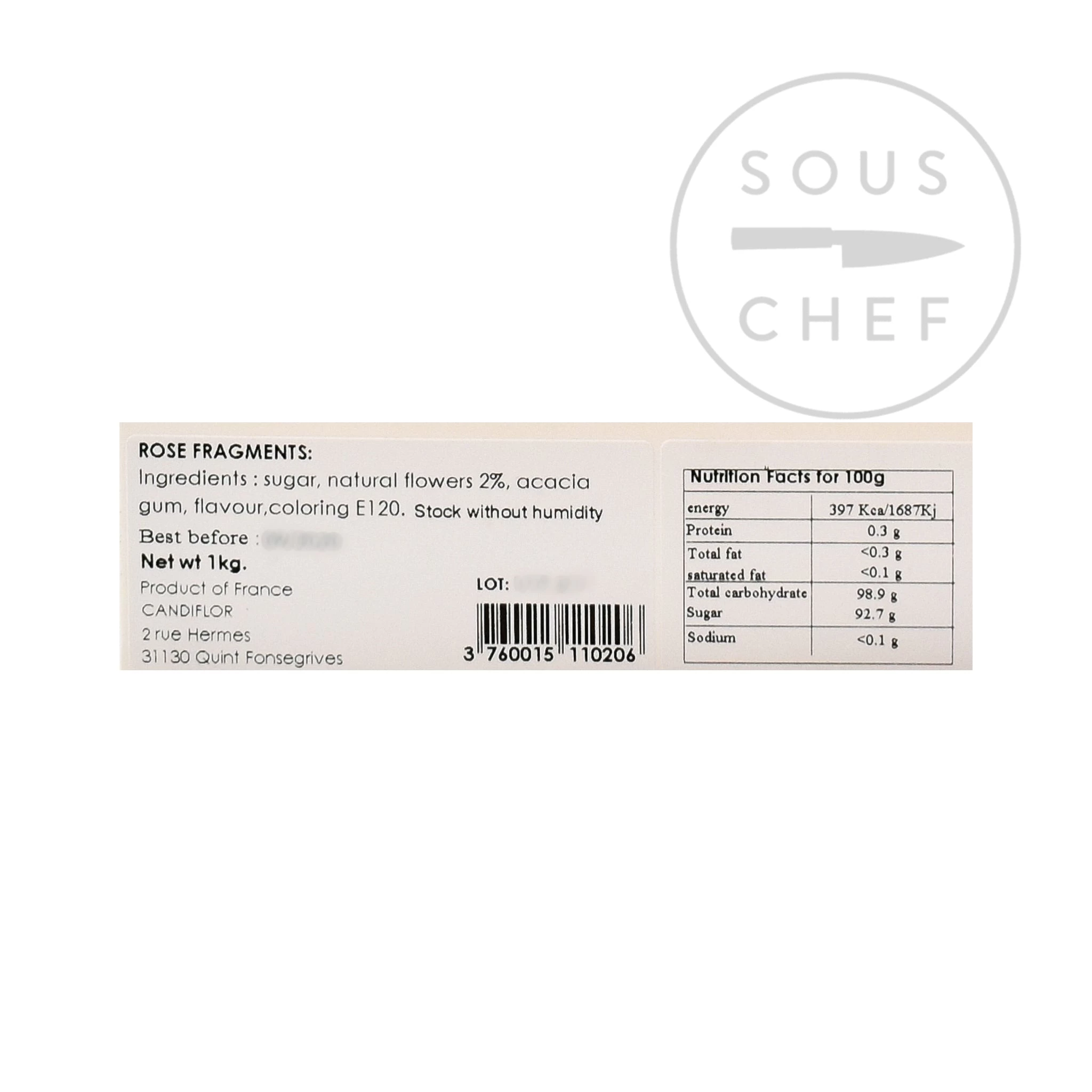 Petali Di Rosa Cristallizzati Di Candiflor 1kg 5 Petali Di Rosa Cristallizzati Di Candiflor 1kg - immagine 3