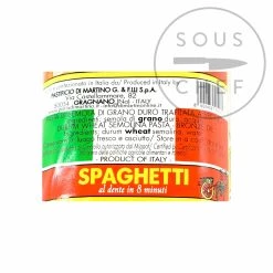 Dolce & Gabbana Dolce & Gabbana Gragnano IGP Spaghetti Lunghi 1kg Pasta, Riso & Noodles -Negozio al dettaglio stagionatura CI0016 Dolce GabbanaGragnaroIGPSpaghettiLunghi1kg nutritional 2