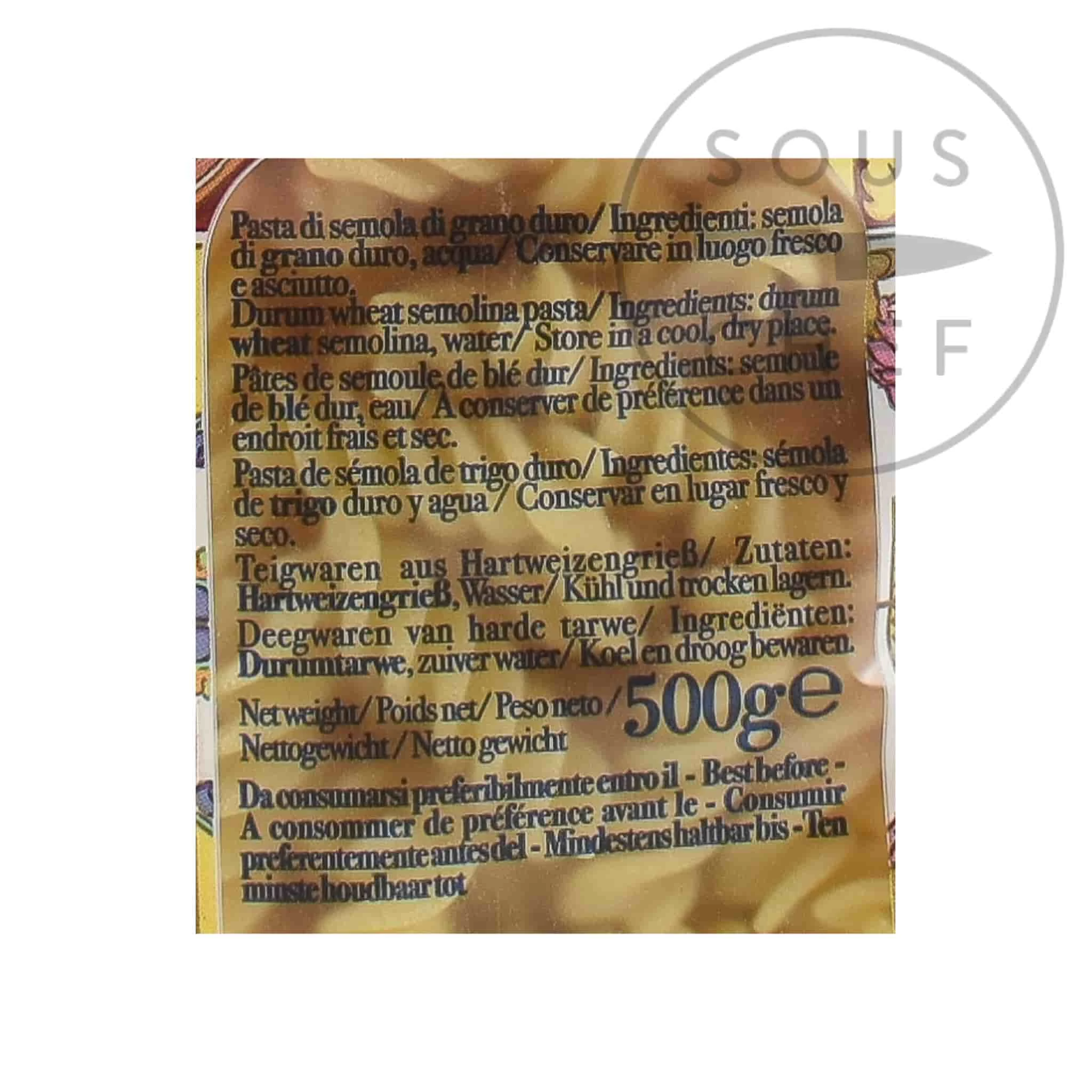 Dolce & Gabbana Pasta, Riso & Noodles Dolce & Gabbana Gragnaro IGP Elicoidali "Tortiglioni" 500g 5 Dolce & Gabbana Pasta, Riso & Noodles Dolce & Gabbana Gragnaro IGP Elicoidali "Tortiglioni" 500g - immagine 3