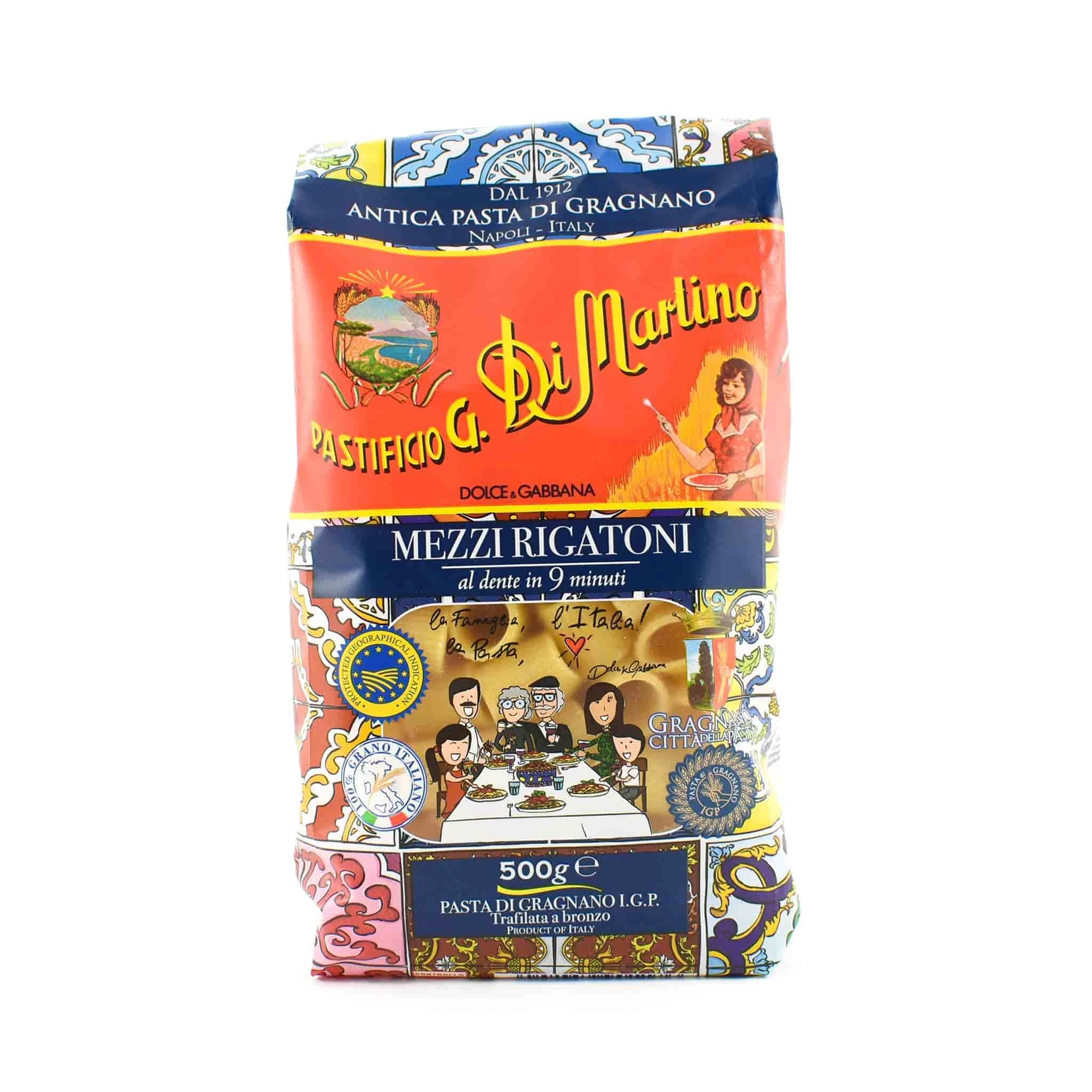 Dolce & Gabbana Dolce & Gabbana Gragnano IGP Mezzi Rigatoni 500g Ingredienti 3 Dolce & Gabbana Dolce & Gabbana Gragnano IGP Mezzi Rigatoni 500g Ingredienti