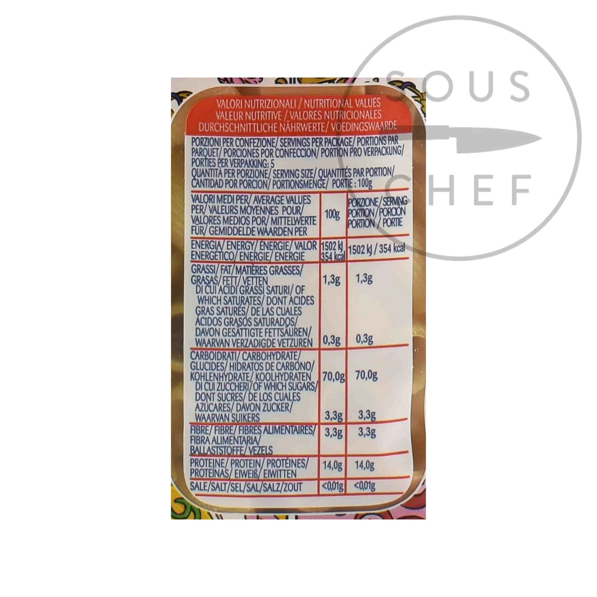 Dolce & Gabbana Dolce & Gabbana Gragnano IGP Mezzi Rigatoni 500g Ingredienti 4 Dolce & Gabbana Dolce & Gabbana Gragnano IGP Mezzi Rigatoni 500g Ingredienti - immagine 2