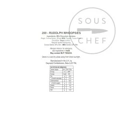 Negozio al dettaglio stagionatura -Negozio al dettaglio stagionatura CM0243 RudolphWhoopsies100g BoP