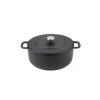 Pentolame Combekk Sous-Chef Nero Riciclato Ghisa Forno Olandese 24cm -Negozio al dettaglio stagionatura CO0003 CombekkSous ChefBlackRecycledCastIronDutchOven24cm