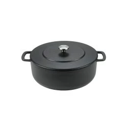 Combekk Sous-Chef Nero Riciclato Ghisa Forno Olandese 28cm