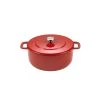 Combekk Sous-Chef Red Recycled Ghisa Forno Olandese 24cm -Negozio al dettaglio stagionatura CO0005 CombekkSous ChefRedRecycledCastIronDutchOven24cm