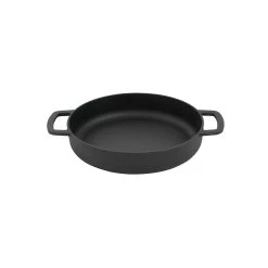 Combekk Sous-Chef Nero Riciclato Ghisa Padella Di Frittura 24cm Pentole