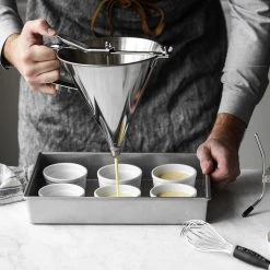 De Buyer Kwik Pro Piston Funnel Con Stand -Negozio al dettaglio stagionatura DB0042 1