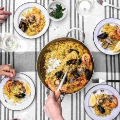 De Buyer De Acquirente Mineral B Paella Pan 32cm Pentole -Negozio al dettaglio stagionatura DB0087 1