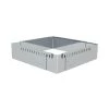 De Buyer Pentole De Acquirente Rettangolo In Acciaio Inox Allungabile A 40 X 21cm