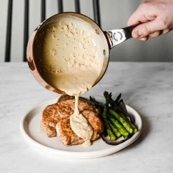 De Buyer Pentole De Acquirente Inocuivre Rame Dritto Lato Saute Pan Con Manico In Acciaio Inox 24cm -Negozio al dettaglio stagionatura DB0183 1