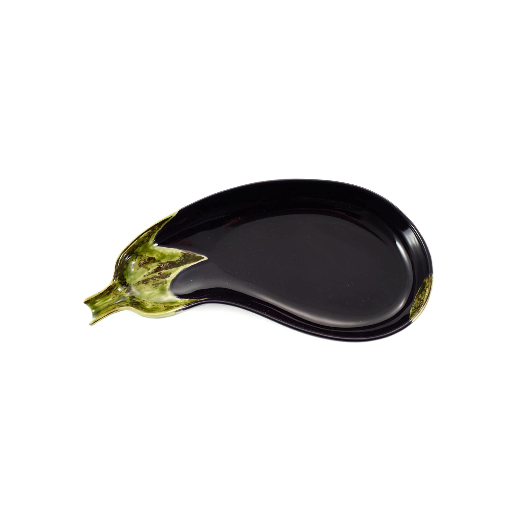Bordallo Pinheiro Aubergine 24,5cm Platter 3 Bordallo Pinheiro Aubergine 24,5cm Platter