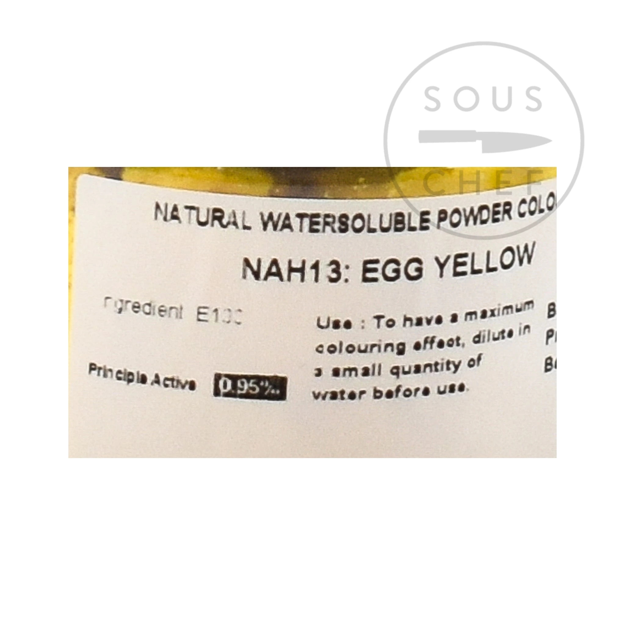 Deco Relief Professional Uovo Naturale Yolk Yellow Food Coloring 50g Ingredienti 4 Deco Relief Professional Uovo Naturale Yolk Yellow Food Coloring 50g Ingredienti - immagine 2