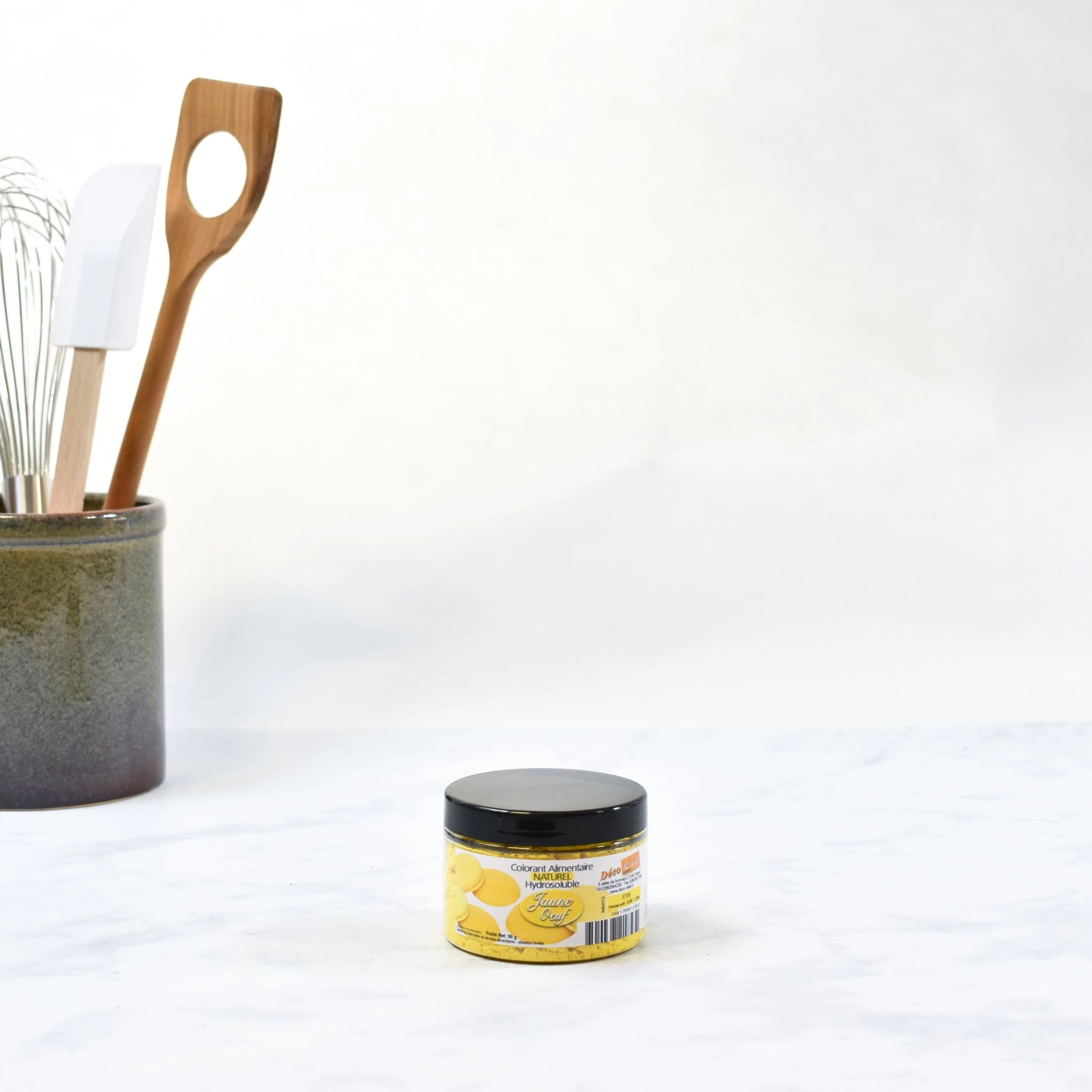 Deco Relief Professional Uovo Naturale Yolk Yellow Food Coloring 50g Ingredienti 5 Deco Relief Professional Uovo Naturale Yolk Yellow Food Coloring 50g Ingredienti - immagine 3