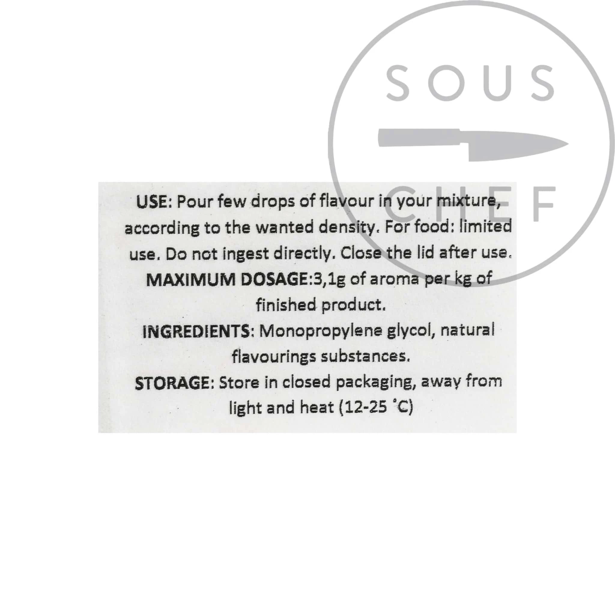 Deco-Relief Naturale Concentrato Sapore Di Fragola 30ml Ingredienti 4 Deco-Relief Naturale Concentrato Sapore Di Fragola 30ml Ingredienti - immagine 2