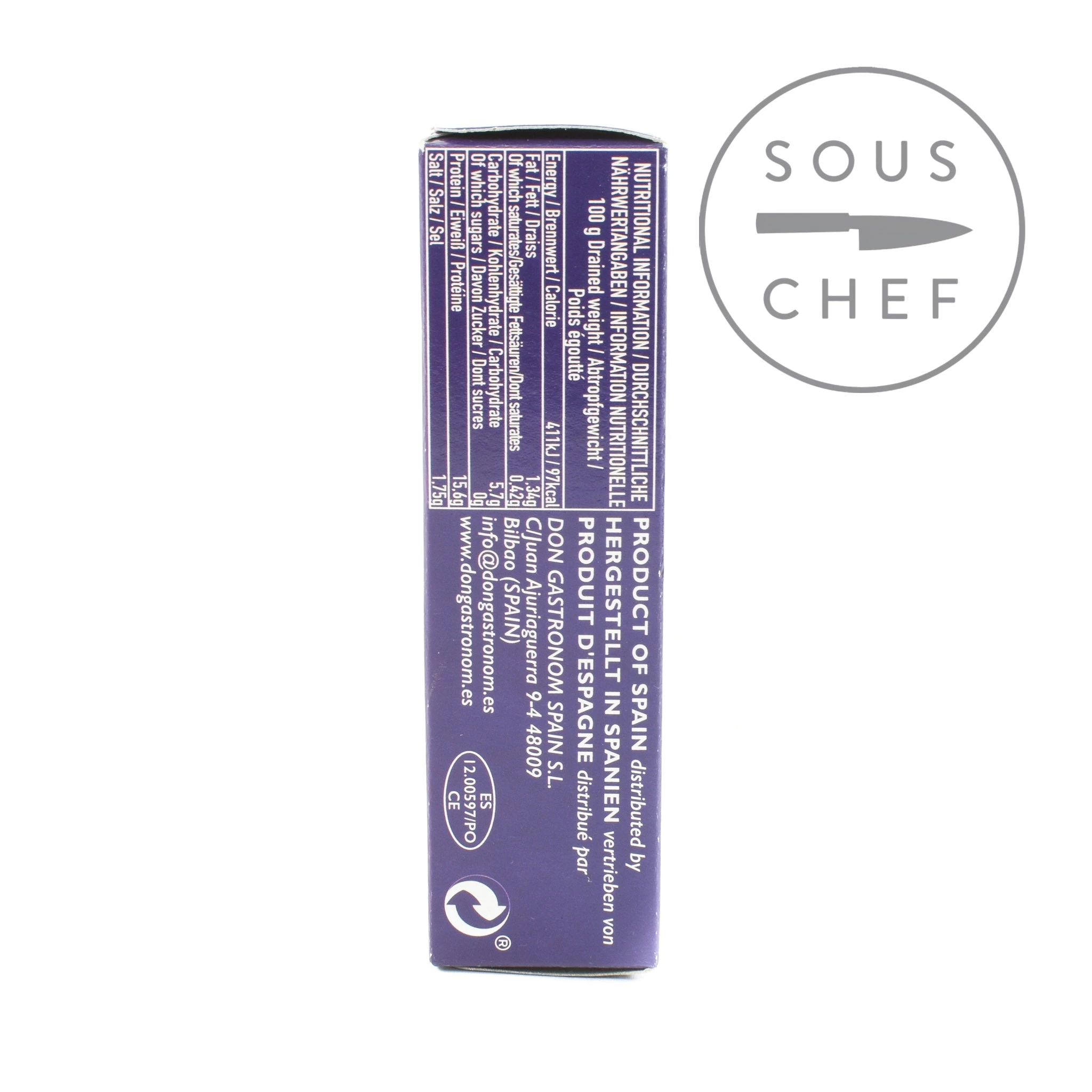 Don Gastronom Cockles Galiziano 110g Ingredienti 6 Don Gastronom Cockles Galiziano 110g Ingredienti - immagine 4