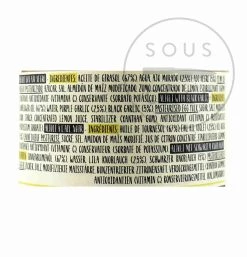 Don Gastronom Aglio Nero Alioli 140g -Negozio al dettaglio stagionatura DG0051 BlackGarlicAlioli140g nutrition