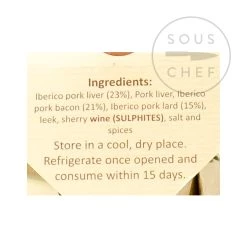 La Cuna Ingredienti Iberico De Bellota Pate 200g 7 La Cuna Ingredienti Iberico De Bellota Pate 200g -Negozio al dettaglio stagionatura DL0016 Iberico De Bellota Pate 1