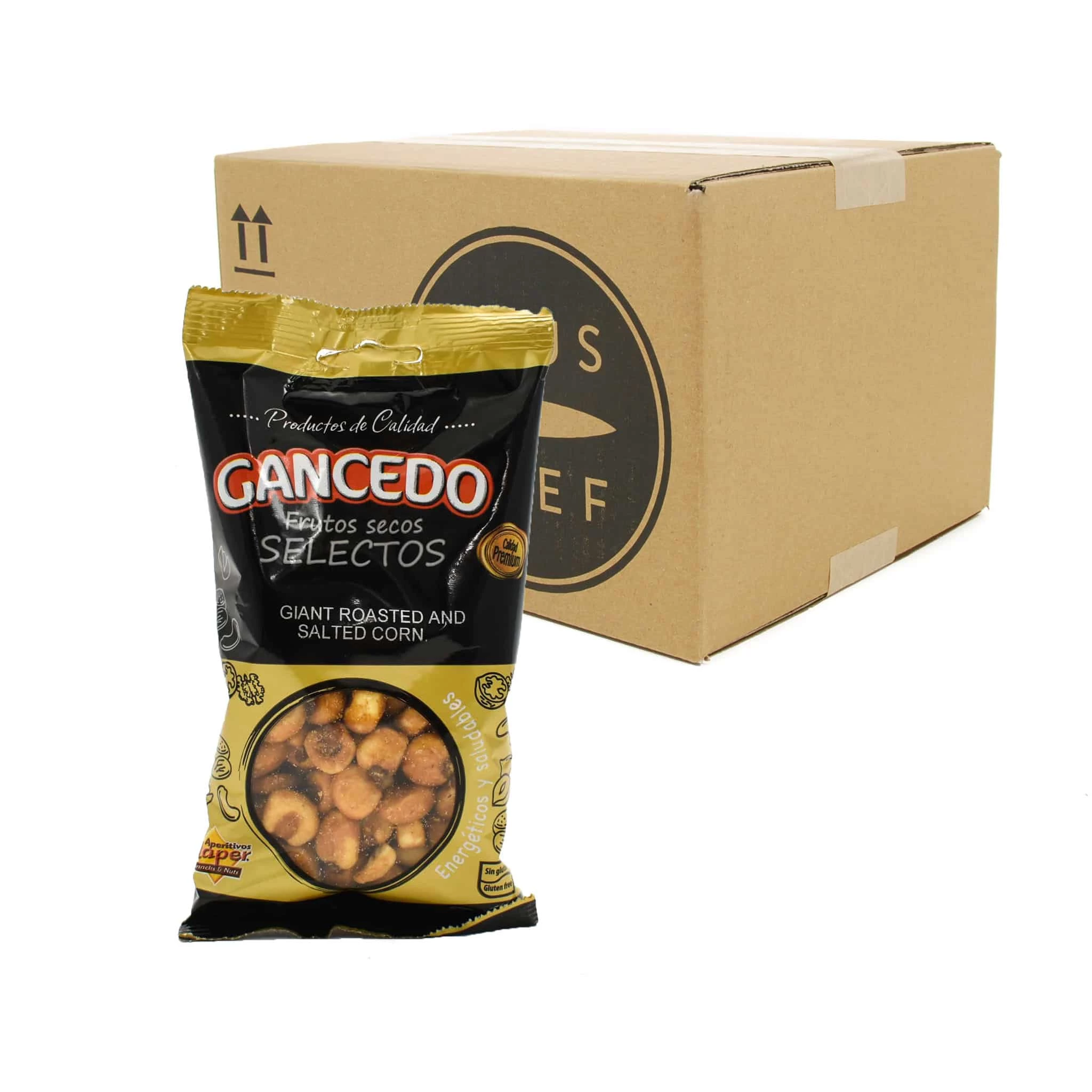 Gancedo Ingredienti Kikones - Snack Di Mais Arrosto 6 X 100g 3 Gancedo Ingredienti Kikones - Snack Di Mais Arrosto 6 X 100g