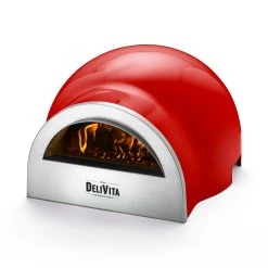 DeliVita Wood Fired Pizza Forno Chilly Red