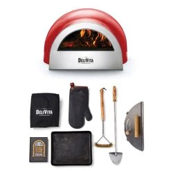 Set Starter Della Collezione Chef DeliVita -Negozio al dettaglio stagionatura DV0007D DeliVitaChef sCollectionStarterSet ChillyRed