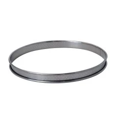Anello Di Crostata In Acciaio Inox Perforato Con Pentole De Buyer -Negozio al dettaglio stagionatura DeBuyer perforated ss tart ring 26cm 309322