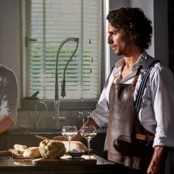 Dutchdeluxes Olandesedeluxes In Pelle Barbecue Grembiule In Vintage Marrone 14 Dutchdeluxes Olandesedeluxes In Pelle Barbecue Grembiule In Vintage Marrone -Negozio al dettaglio stagionatura Dutchdeluxes vintage brown spron