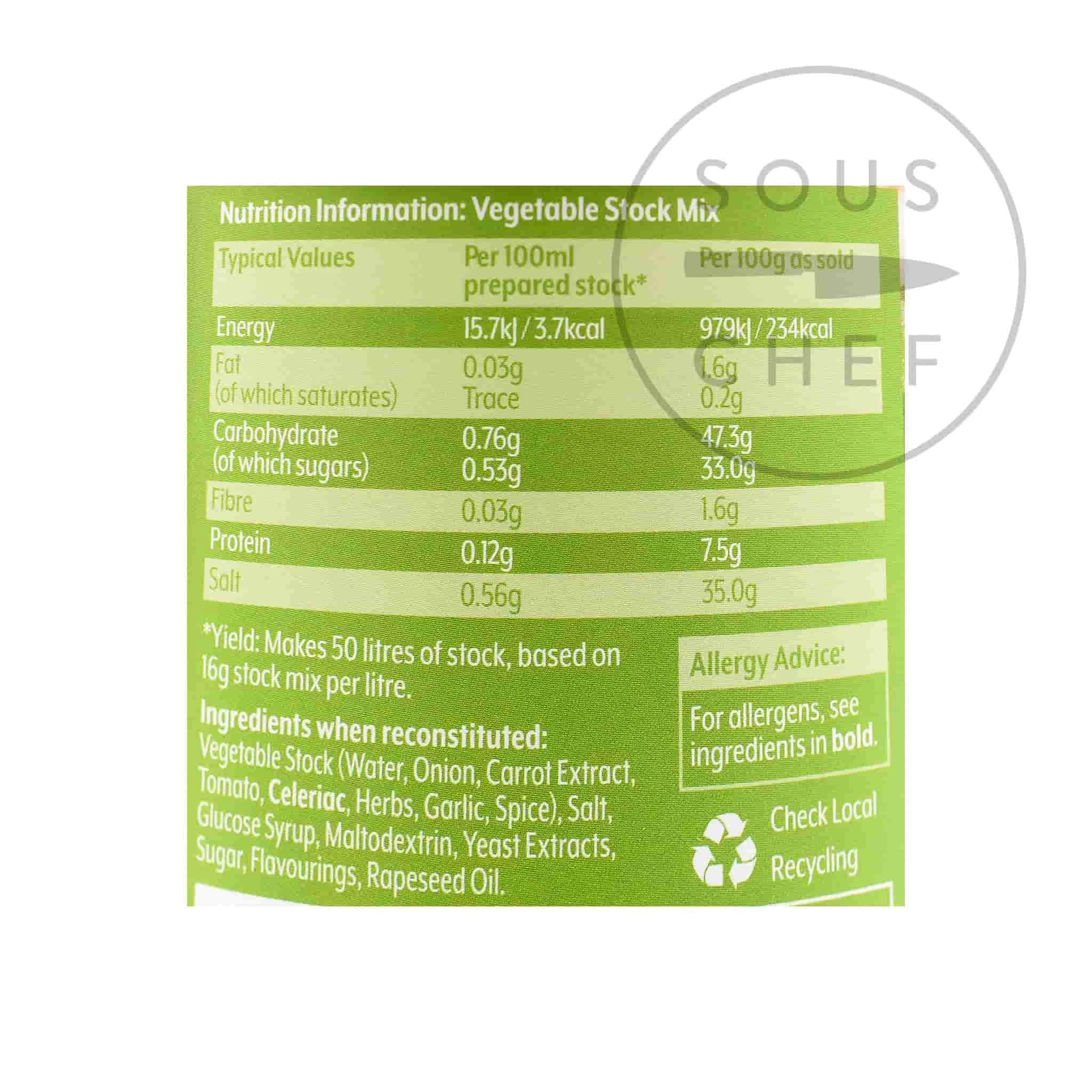 Essential Cuisine Cucina Essential Vegetable Stock Mix 800g 4 Essential Cuisine Cucina Essential Vegetable Stock Mix 800g - immagine 2