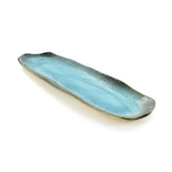 Kiji Stoneware & Ceramics Kiji Stoneware & Ceramica Smalto Turchese Sushi Platter Vassoio