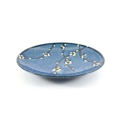 Kiji Stoneware & Ceramics Kiji Stoneware & Ceramica Da Tavola Blue Sakura Side Plate 22.5cm