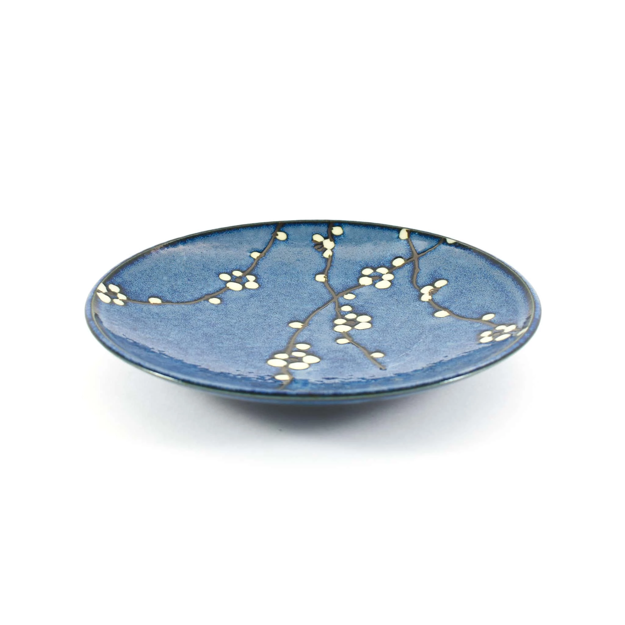 Kiji Stoneware & Ceramics Kiji Stoneware & Ceramica Da Tavola Blue Sakura Side Plate 22.5cm 3 Kiji Stoneware & Ceramics Kiji Stoneware & Ceramica Da Tavola Blue Sakura Side Plate 22.5cm
