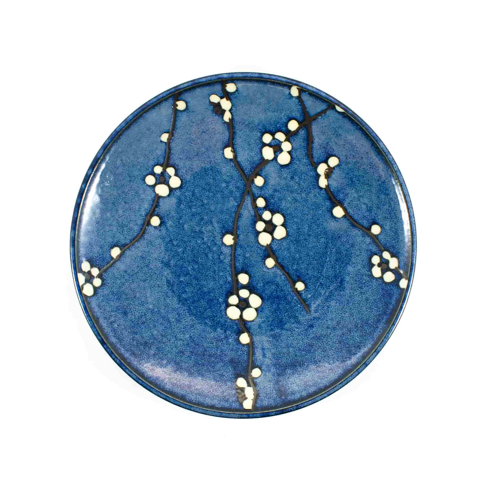 Kiji Stoneware & Ceramics Kiji Stoneware & Ceramica Da Tavola Blue Sakura Side Plate 22.5cm 5 Kiji Stoneware & Ceramics Kiji Stoneware & Ceramica Da Tavola Blue Sakura Side Plate 22.5cm - immagine 3