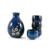 Kiji Stoneware & Ceramics Kiji Stoneware & Ceramica Manca 1 Tazza Blue Sakura Sake Set