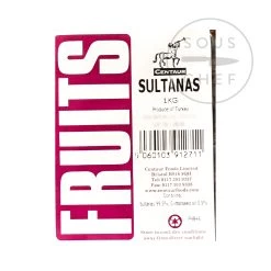 Centauro Ingredienti Sultanas 1kg -Negozio al dettaglio stagionatura EN0056 Sultanas 1